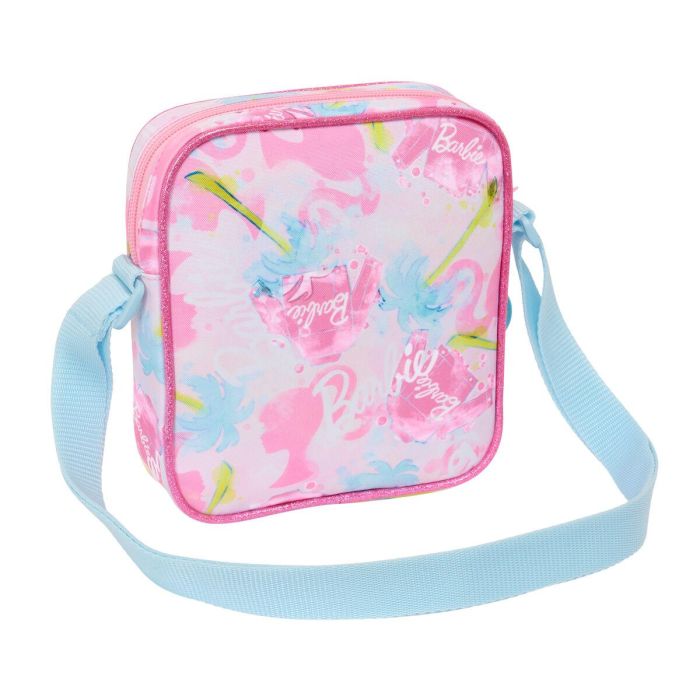 Bolso Bandolera Barbie Painterly Rosa Azul cielo 16 x 18 x 4 cm 1