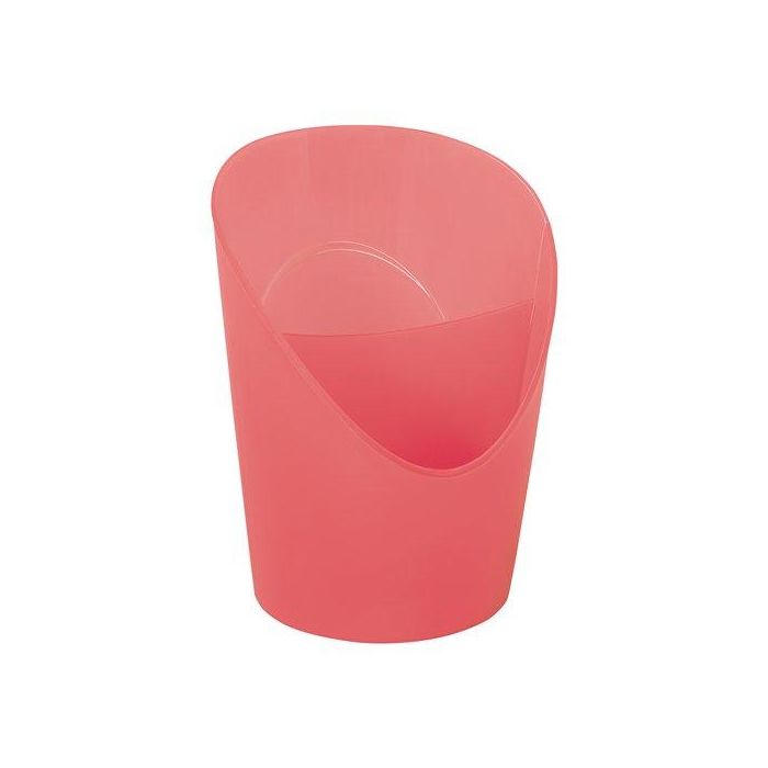 Esselte Cubilete Portalápices Colour Breeze Redondo Coral Translucido Plástico Ø90x125mm