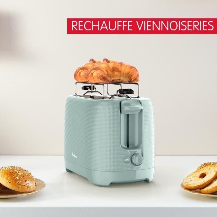 MOULINEX Tostadora de 2 ranuras, 7 niveles de tostado, Calienta pasteles, Ranuras anchas, Mango elevado, Morning LT2M1310 3 MOULINEX Tostadora de 2 ranuras, 7 niveles de tostado, Calienta pasteles, Ranuras anchas, Mango elevado, Morning LT2M1310 3