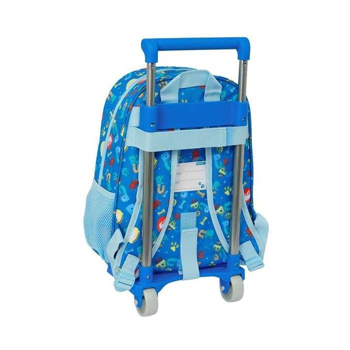 Mochila Escolar con Ruedas The Paw Patrol Pups rule Azul 26 x 34 x 11 cm 1