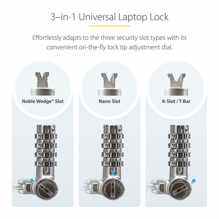 Videocámara de Vigilancia Startech UNIVKA25-LAPTOP-LOCK 2
