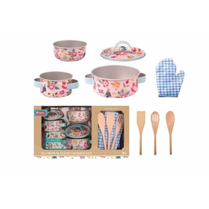Menaje cocina metal flores con accesorios 21x12x39cm 1 Menaje cocina metal flores con accesorios 21x12x39cm 1
