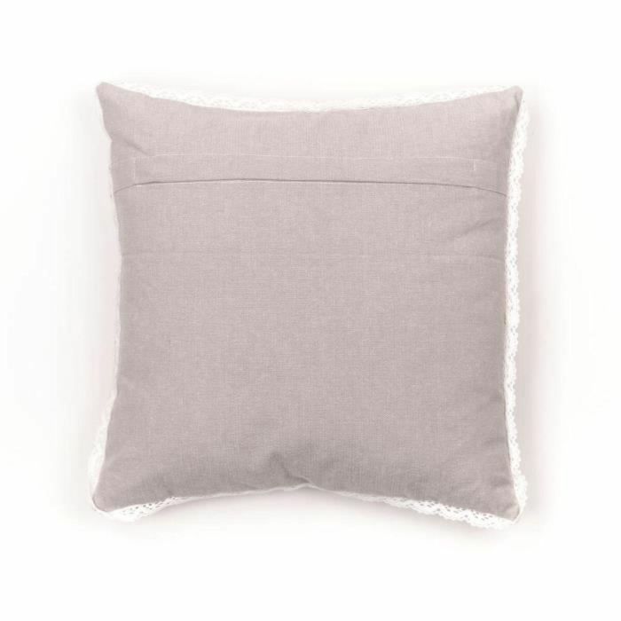 Cojín - HOY - CHARME - Chambray x Dentelle Berenice - 40 x 40 cm 1 Cojín - HOY - CHARME - Chambray x Dentelle Berenice - 40 x 40 cm 1