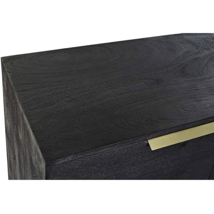 Buffet Moderno DKD Home Decor Negro Dorado 41 x 77 x 145 cm 4 Buffet Moderno DKD Home Decor Negro Dorado 41 x 77 x 145 cm 4
