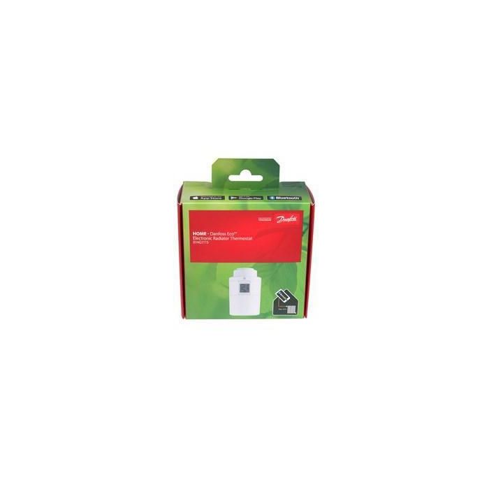 Danfoss 014G1115 Termostato de Radiador Inteligente Eco Bluetooth Compatible con Adaptadores M30, RA, RAV, RAVL 3