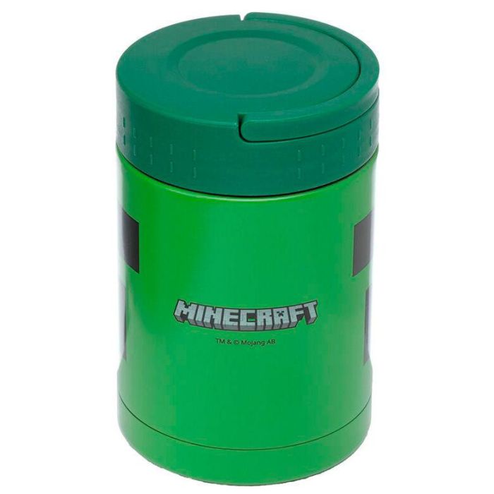 Fiambrera portatil Creeper Minecraft 500ml termo 4 Fiambrera portatil Creeper Minecraft 500ml termo 4