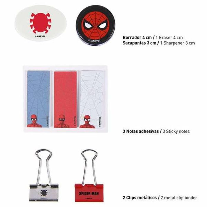 Set papelería escolar spiderman 3