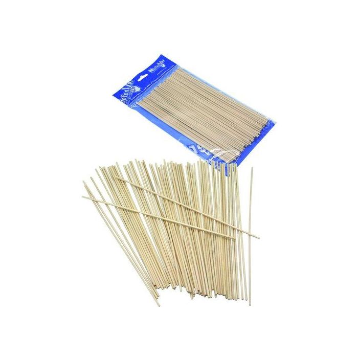 Palillos Redondos Niefenver Sin Punta 20Cm Bolsa 100 Ud