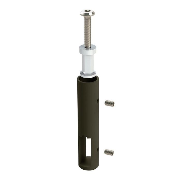 Soporte Tubo Techo Central 30-12 Mocca Herrajes Alk Soporte Tubo Techo Central 30-12 Mocca Herrajes Alk