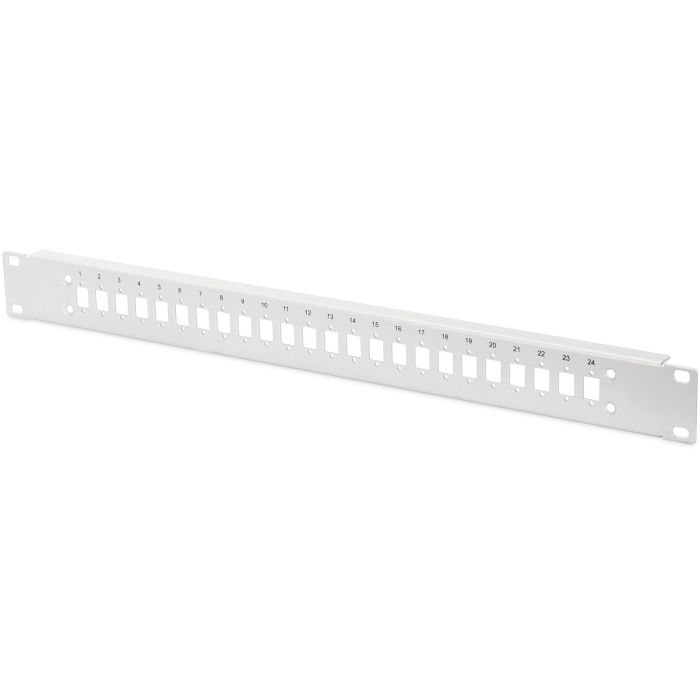 Digitus Panel Frontal de Acero para 24 Acopladores LC/DX, Blanco