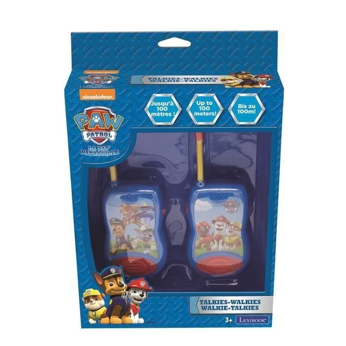Lexibook TW12PA Walkie-Talkie Patrulla Canina para Niños, 100m de Alcance 4 Lexibook TW12PA Walkie-Talkie Patrulla Canina para Niños, 100m de Alcance 4