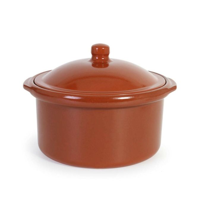 Olla con Tapa Azofra Barro cocido 30,5 x 28 x 21 cm (3 Unidades) 1 Olla con Tapa Azofra Barro cocido 30,5 x 28 x 21 cm (3 Unidades) 1