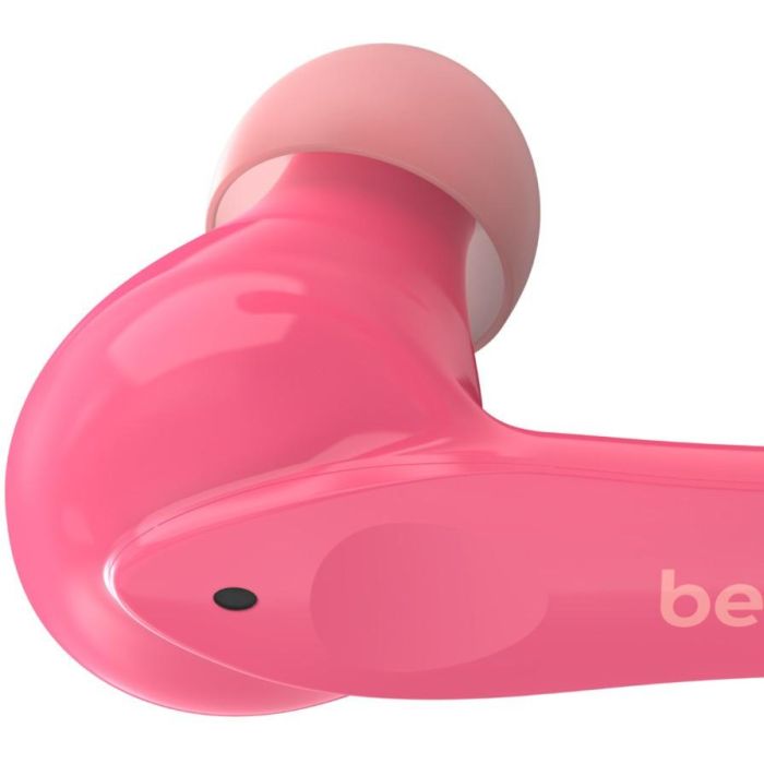 Auriculares con Micrófono Belkin PAC003BTPK Rosa 1 Auriculares con Micrófono Belkin PAC003BTPK Rosa 1