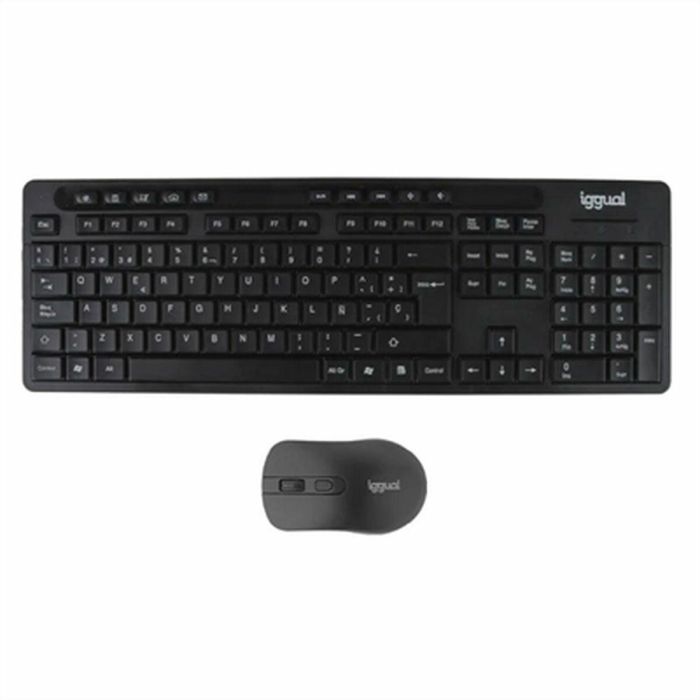 Teclado y Ratón iggual WMK-BUSINESS2 Negro Qwerty Español Teclado y Ratón iggual WMK-BUSINESS2 Negro Qwerty Español