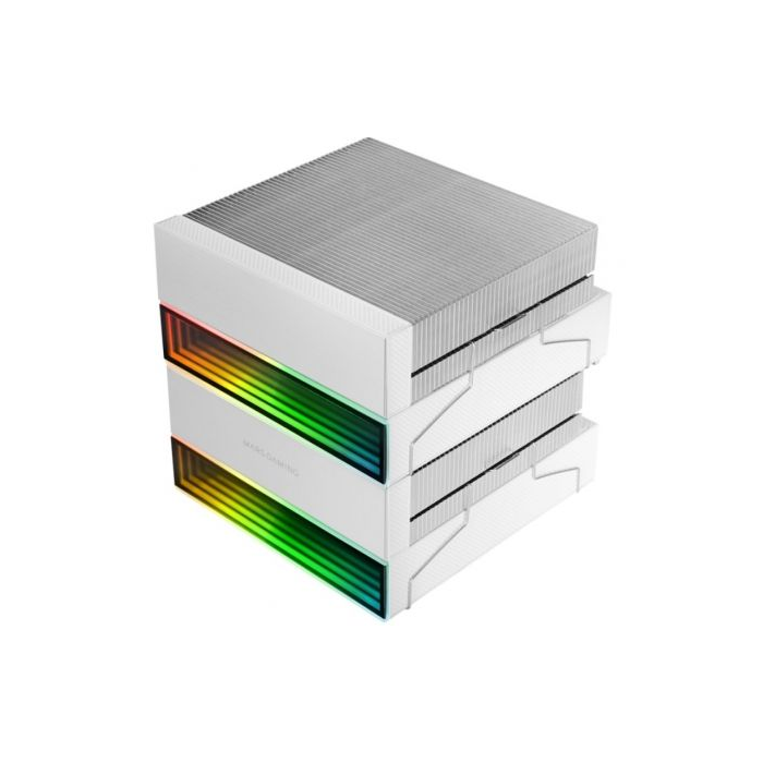 Mars Gaming MCPU-X26 Disipador CPU de Doble Torre, 6 Heatpipes, 2 Ventiladores ARGB de 120mm, 350W TDP, Blanco, Compatible con Intel LGA 1700/1200 y AMD AM5/AM4 3 Mars Gaming MCPU-X26 Disipador CPU de Doble Torre, 6 Heatpipes, 2 Ventiladores ARGB de 120mm, 350W TDP, Blanco, Compatible con Intel LGA 1700/1200 y AMD AM5/AM4 3