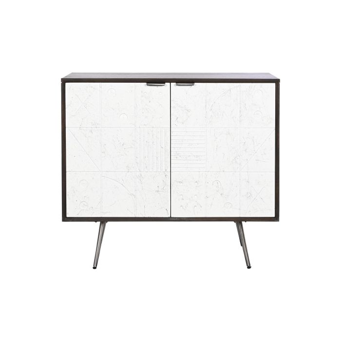 Aparador DKD Home Decor Blanco Marrón Metal Madera de mango 90 x 43 x 80 cm 9 Aparador DKD Home Decor Blanco Marrón Metal Madera de mango 90 x 43 x 80 cm 9