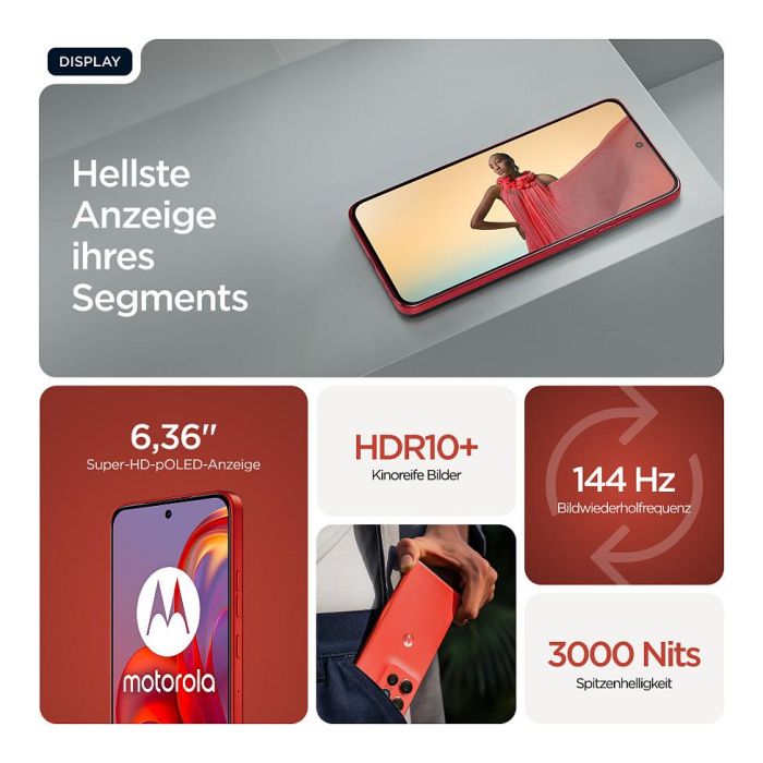 Smartphone Motorola XT2509-1 6,36" Octa Core 12 GB RAM 256 GB Rojo