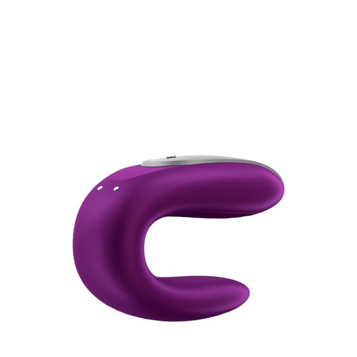Satisfyer Double fun Vibrador para Parejas Violeta Bluetooth App 9