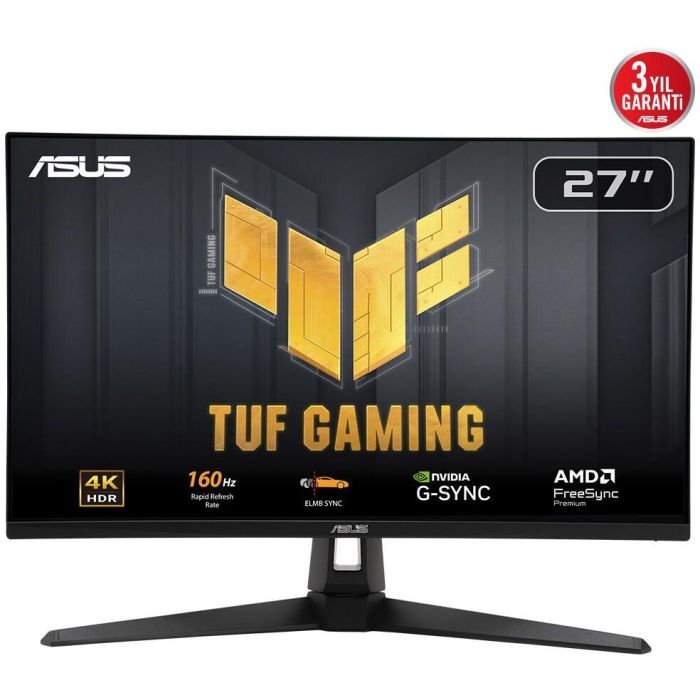 ASUS VG27UQ1A Monitor Gaming 27" 4K UHD (3840x2160) Fast IPS 160Hz 1ms GTG con G-SYNC Compatible y FreeSync Premium 0 ASUS VG27UQ1A Monitor Gaming 27" 4K UHD (3840x2160) Fast IPS 160Hz 1ms GTG con G-SYNC Compatible y FreeSync Premium 0