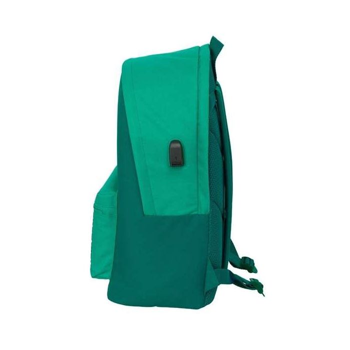 Safta Mochila 31x44x18 Cm Portátil 15,6" con USB y Diseño Real Betis Balompie 2