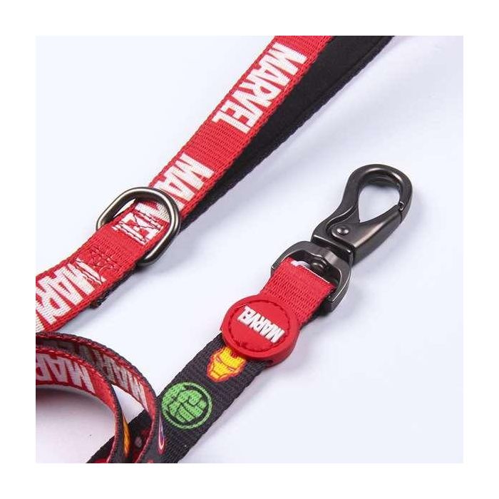 Marvel T3M:M Correa Premium para Perros, Talla M, Color Rojo 0 Marvel T3M:M Correa Premium para Perros, Talla M, Color Rojo 0