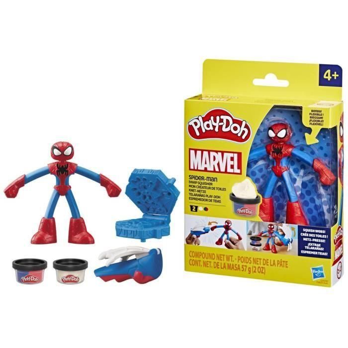Play-Doh HASG00585X0 Set Creativo Spider-Man My Web Creator con Figura Flexible y Plastilina, +4 años 0 Play-Doh HASG00585X0 Set Creativo Spider-Man My Web Creator con Figura Flexible y Plastilina, +4 años 0
