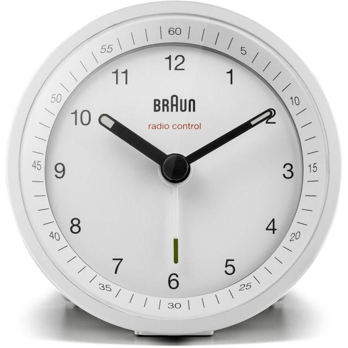 Braun BC 07 W-DCF - Despertador digital radio controlado en blanco 1