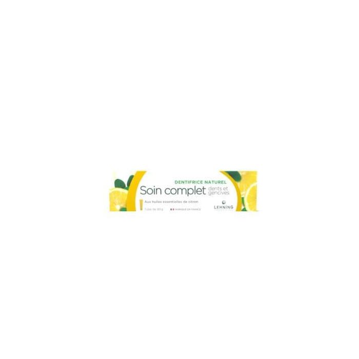 LEHNING Dentífrico Natural Dientes y Encías 80g – Protección Esmalte, Blanqueador, Antiséptico para Uso Diario