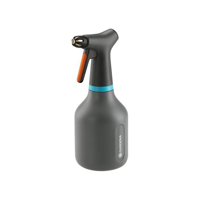 GARDENA 11110-20 Pulverizador de Presión 0.75 L Negro con Boquilla Ajustable para Jardín y Hogar