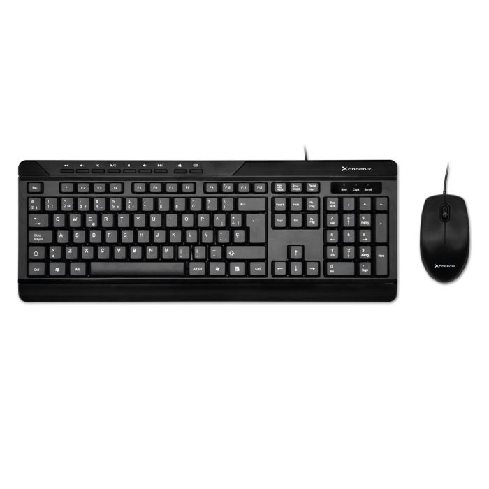 Phoenix Technologies Teclado Multimedia con Cable USB Combo Phoenix Key Media, diseño ergonómico y suave pulsación de teclas 3 Phoenix Technologies Teclado Multimedia con Cable USB Combo Phoenix Key Media, diseño ergonómico y suave pulsación de teclas 3