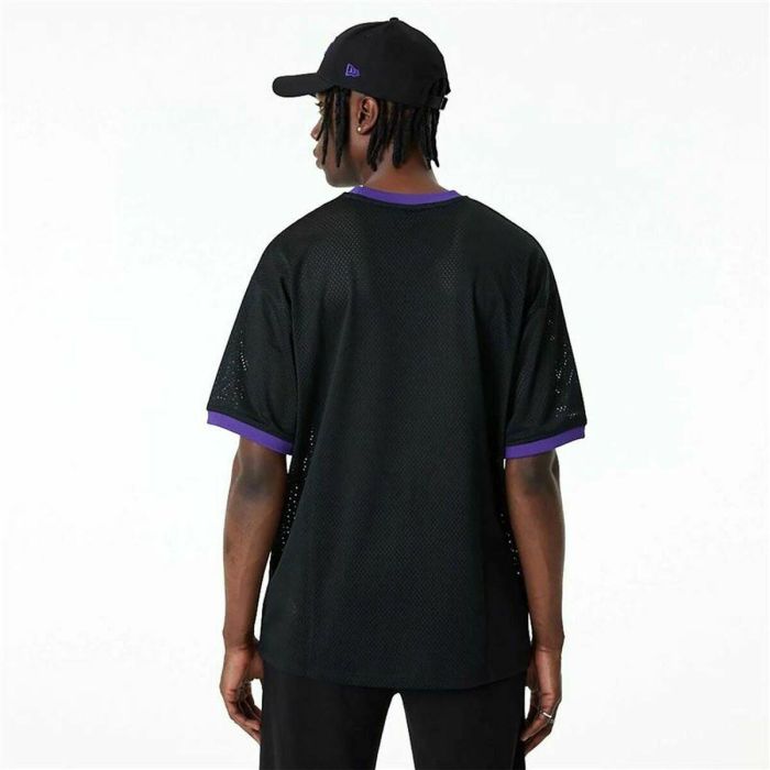 Camiseta de baloncesto New Era Mesh LA Lakers Negro S 4 Camiseta de baloncesto New Era Mesh LA Lakers Negro S 4