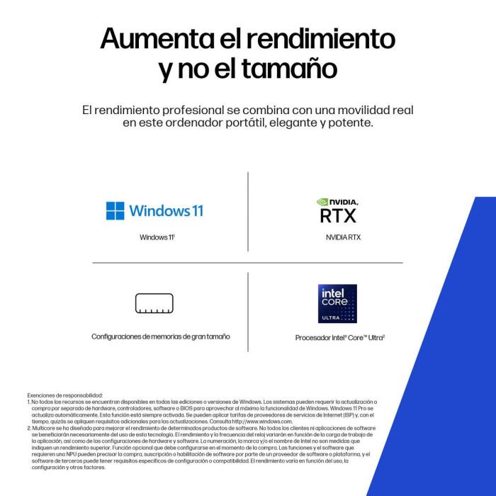 HP Zbook 8 G1i Estación de Trabajo Portátil 16 Pulgadas WUXGA Táctil Intel Core Ultra 9 64GB RAM 1TB SSD Wolf Pro Security Edition 19