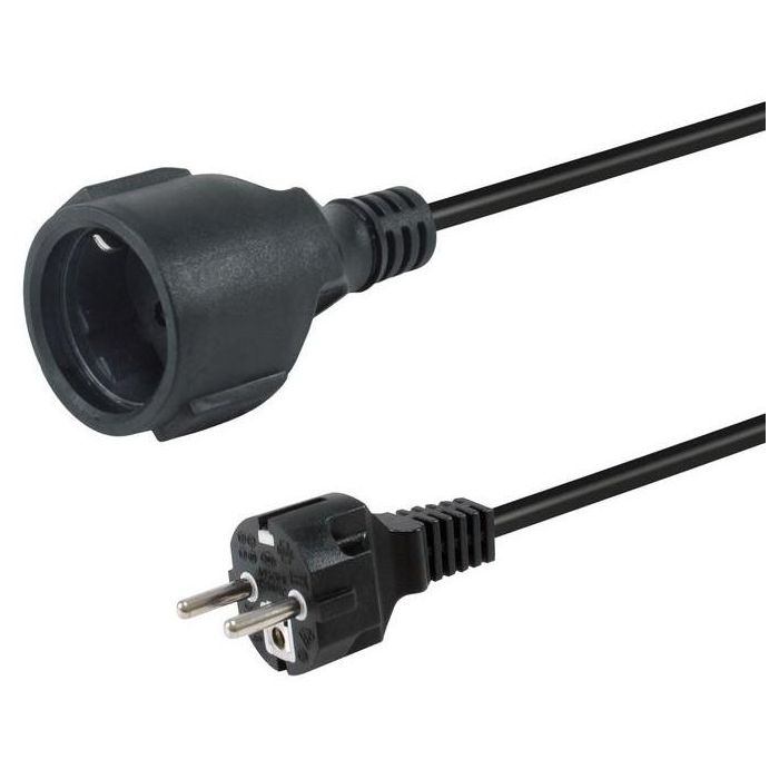 Equip Netzkabel Anschl. Schuko -> CEE7/3 3.00m schwarz 0 Equip Netzkabel Anschl. Schuko -> CEE7/3 3.00m schwarz 0