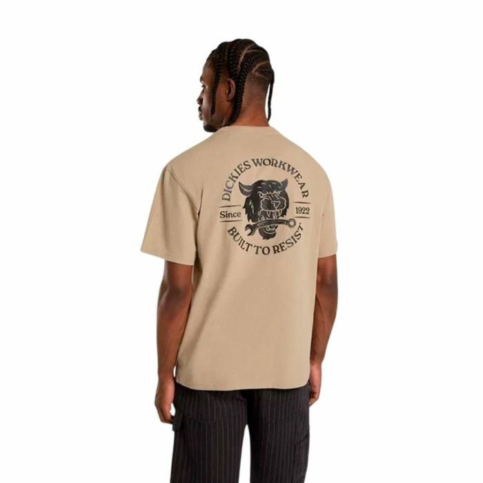 Camiseta de Manga Corta Hombre Dickies Wrench Ss Beige 10-12 Años 1