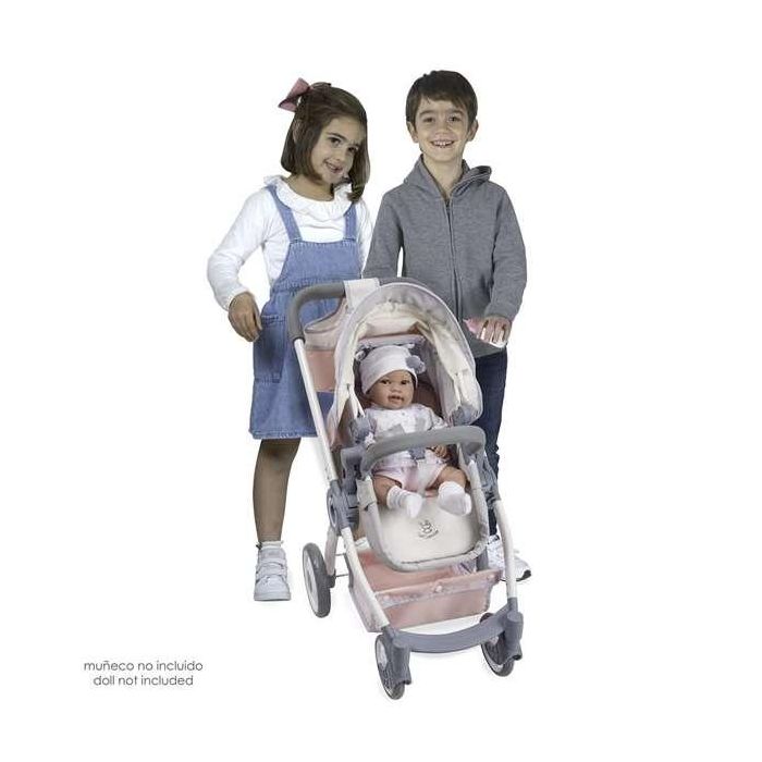 Decuevas Coche de Muñeca 3x1 Plegable para Muñecas de hasta 48 cm 3