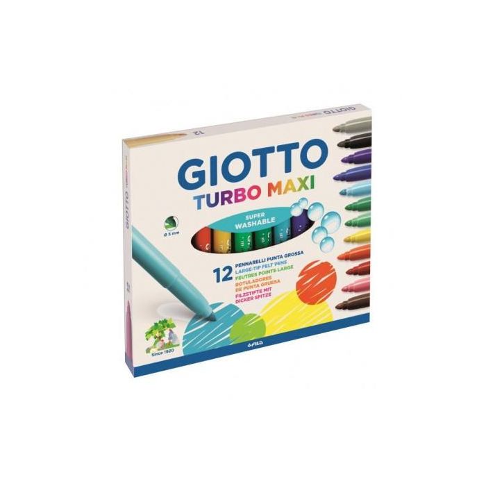 Giotto Rotuladores Turbo Maxi C-Surtidos Estuche 12 Ud Giotto Rotuladores Turbo Maxi C-Surtidos Estuche 12 Ud