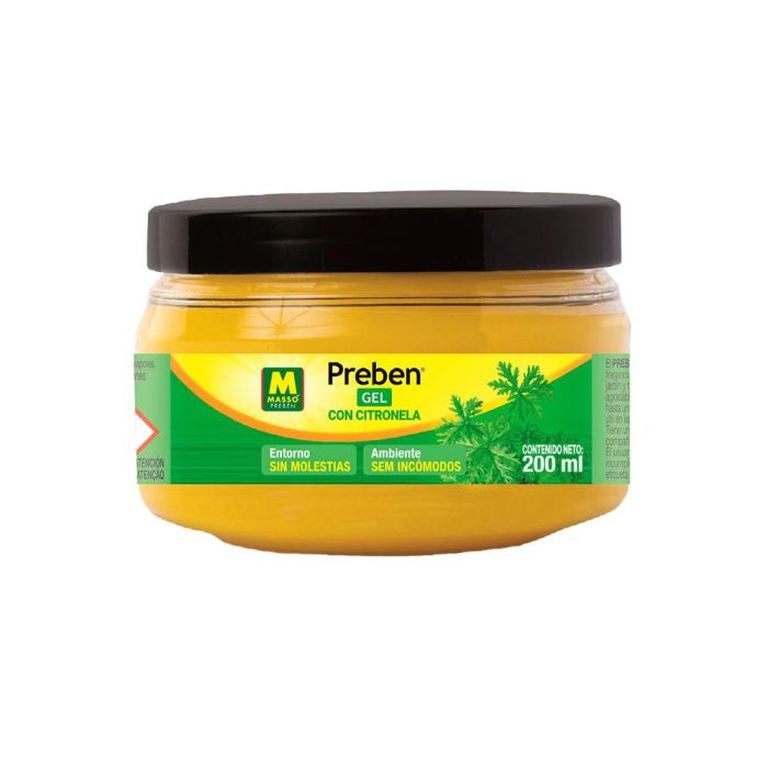 Gel con citronela 200 ml preben 231267 massó Gel con citronela 200 ml preben 231267 massó