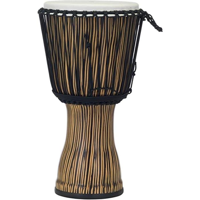 Djembe 7" Pearl Sintetico Rope Tuned Zebra Grass 1