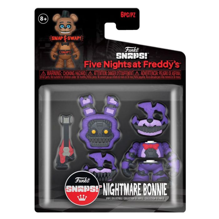 Figura Snaps! Five Nights at Freddys Nightmare Bonnie 1