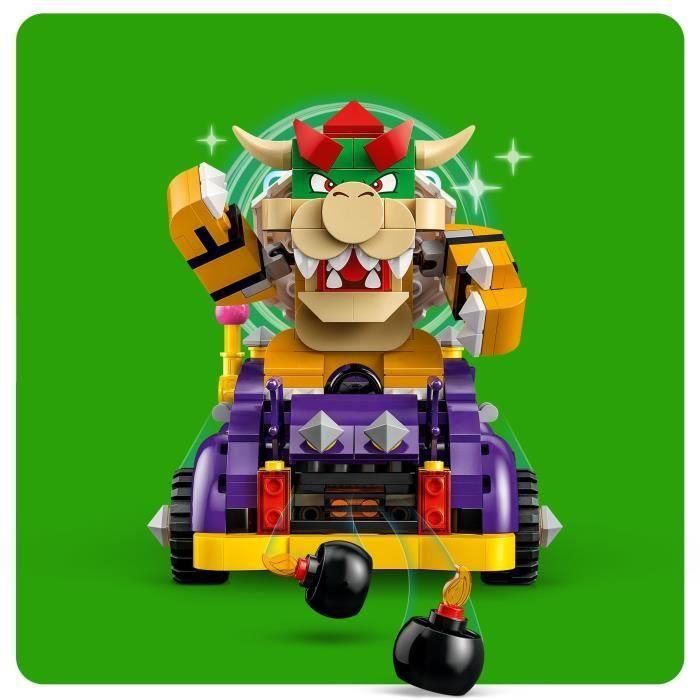 LEGO 71431 Super Mario Set de Expansión Corredor de Bowser, Kart de Juguete para Niños a Partir de 8 Años con Figura de Bowser 3