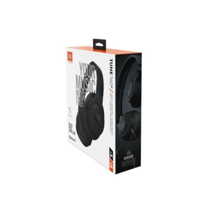 JBL Tune 760NC Auriculares Inalámbricos Bluetooth 5.0 con Cancelación de Ruido Activa, Micrófono, Sonido Pure Bass y 35h Batería, Negros 4 JBL Tune 760NC Auriculares Inalámbricos Bluetooth 5.0 con Cancelación de Ruido Activa, Micrófono, Sonido Pure Bass y 35h Batería, Negros 4