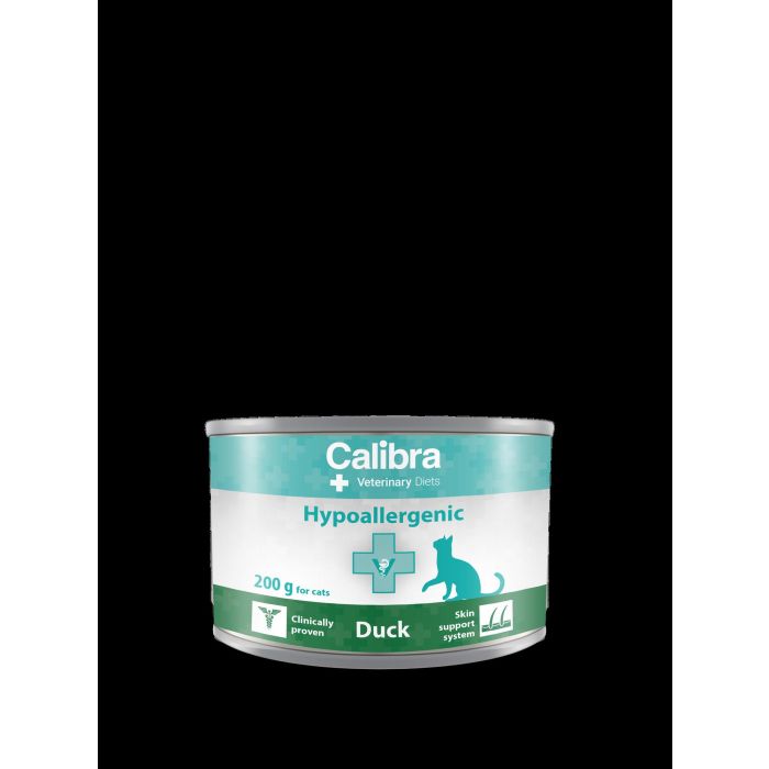 Calibra Vet Diet Cat Hypoallergenic Pato 6x200 gr Calibra Vet Diet Cat Hypoallergenic Pato 6x200 gr
