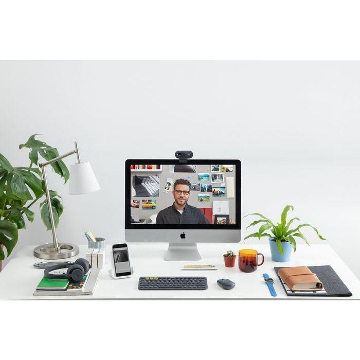 Logitech C505e Webcam Empresarial HD 720p con Micrófono Reducción Ruido, Corrección Luz Automática y Cable USB de 2m 4 Logitech C505e Webcam Empresarial HD 720p con Micrófono Reducción Ruido, Corrección Luz Automática y Cable USB de 2m 4