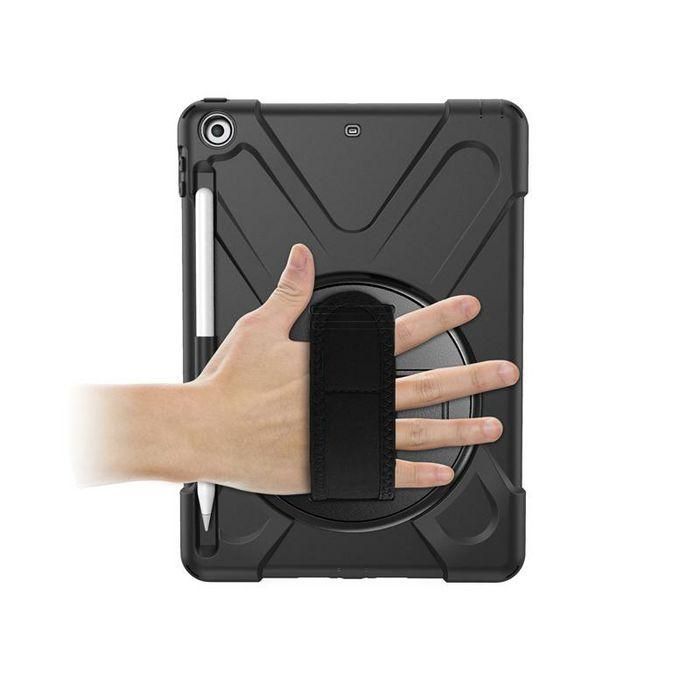 eSTUFF Funda AUSTIN Defender Negra para iPad 9.7 2018/2017, Antigolpes, con Correa de Mano y Hombro, Soporte 360º, Sin Protector de Pantalla 0 eSTUFF Funda AUSTIN Defender Negra para iPad 9.7 2018/2017, Antigolpes, con Correa de Mano y Hombro, Soporte 360º, Sin Protector de Pantalla 0