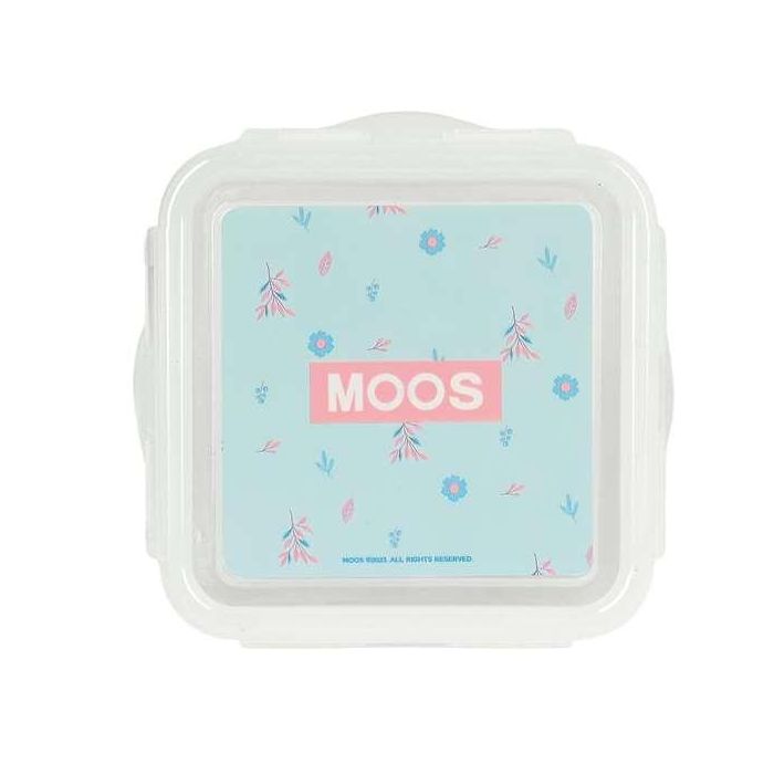 Moos Fiambrera Garden 13x7.5x13cm Azul Turquesa 2 Moos Fiambrera Garden 13x7.5x13cm Azul Turquesa 2