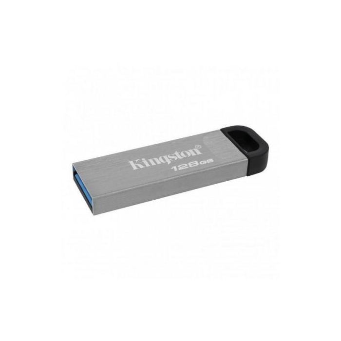 Kingston DTKN/128GB - Pendrive 128GB USB 3.2 Gen 1, Lectura 200MB/s, Sin Tapa, Plata 1