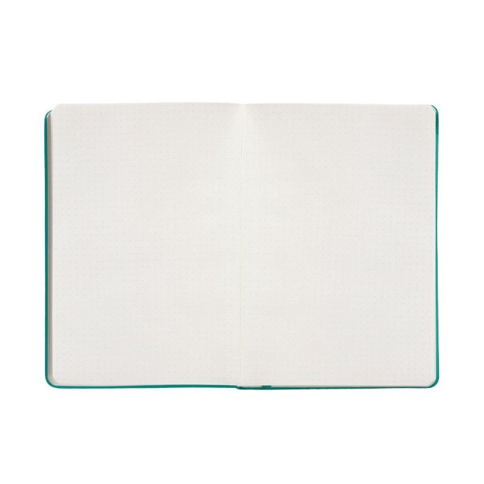 Cuaderno Con Gomilla Antartik Notes Tapa Dura A4 Hojas Puntos Turquesa 100 Hojas 80 gr Fsc 7