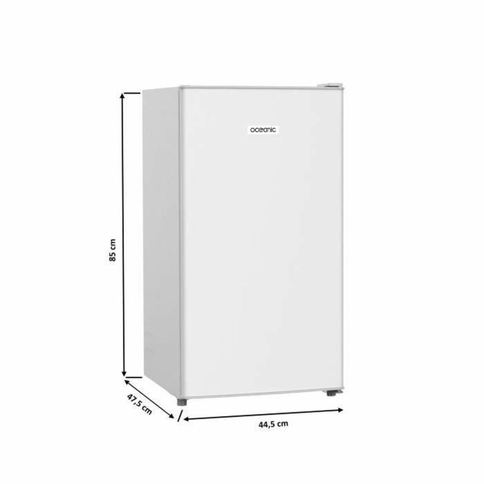 Frigorífico de sobremesa - OCEANIC - 90L - 37dB - Clase E - L44,5 x P47,5 x H85 cm - Blanco 2 Frigorífico de sobremesa - OCEANIC - 90L - 37dB - Clase E - L44,5 x P47,5 x H85 cm - Blanco 2