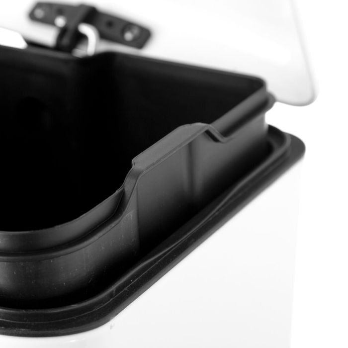 Cubo de basura Blanco Metal Polipropileno 12 L