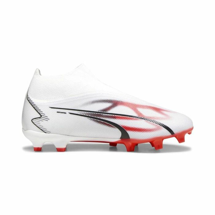 Botas de Fútbol para Adultos Puma Ultra Match+ Ll Fg/A Blanco Rojo 4 Botas de Fútbol para Adultos Puma Ultra Match+ Ll Fg/A Blanco Rojo 4